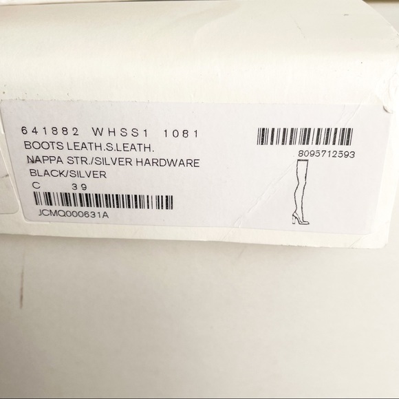 Alexander McQueen Over the Knee Knee-High Leather Boots - Picture 11 of 13